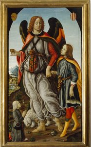 Archangel Raphael with Tobias and a Young Man